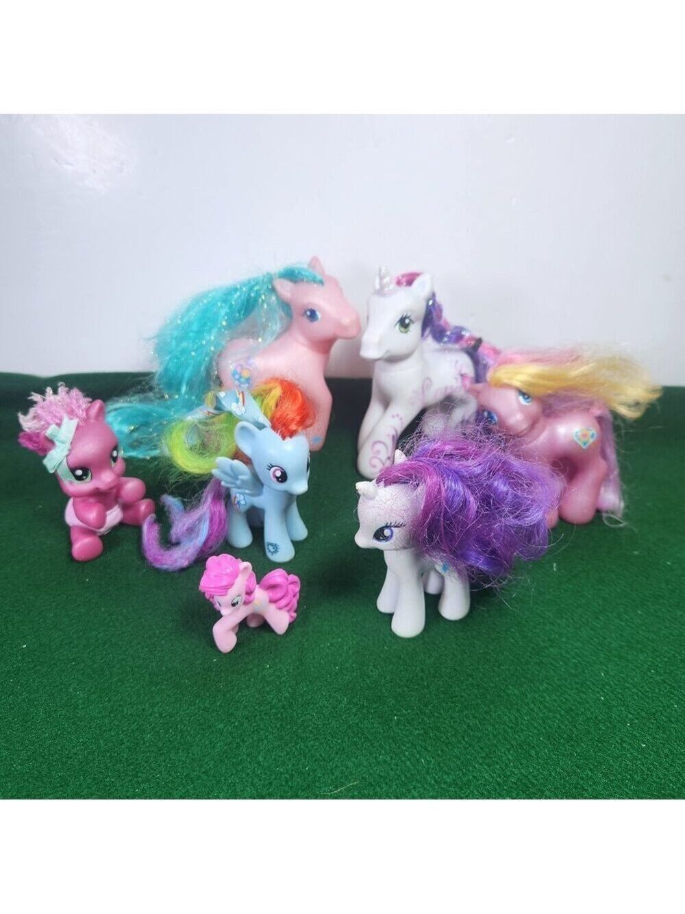 My Little Pony Lot of 7 Toys 2002 - 2010 Rainbow Dash Bundles O Fun 25th…